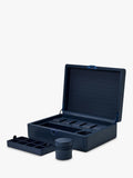 WOLF Earth Apple Leather 5 Piece Watch Box, imported from the UK