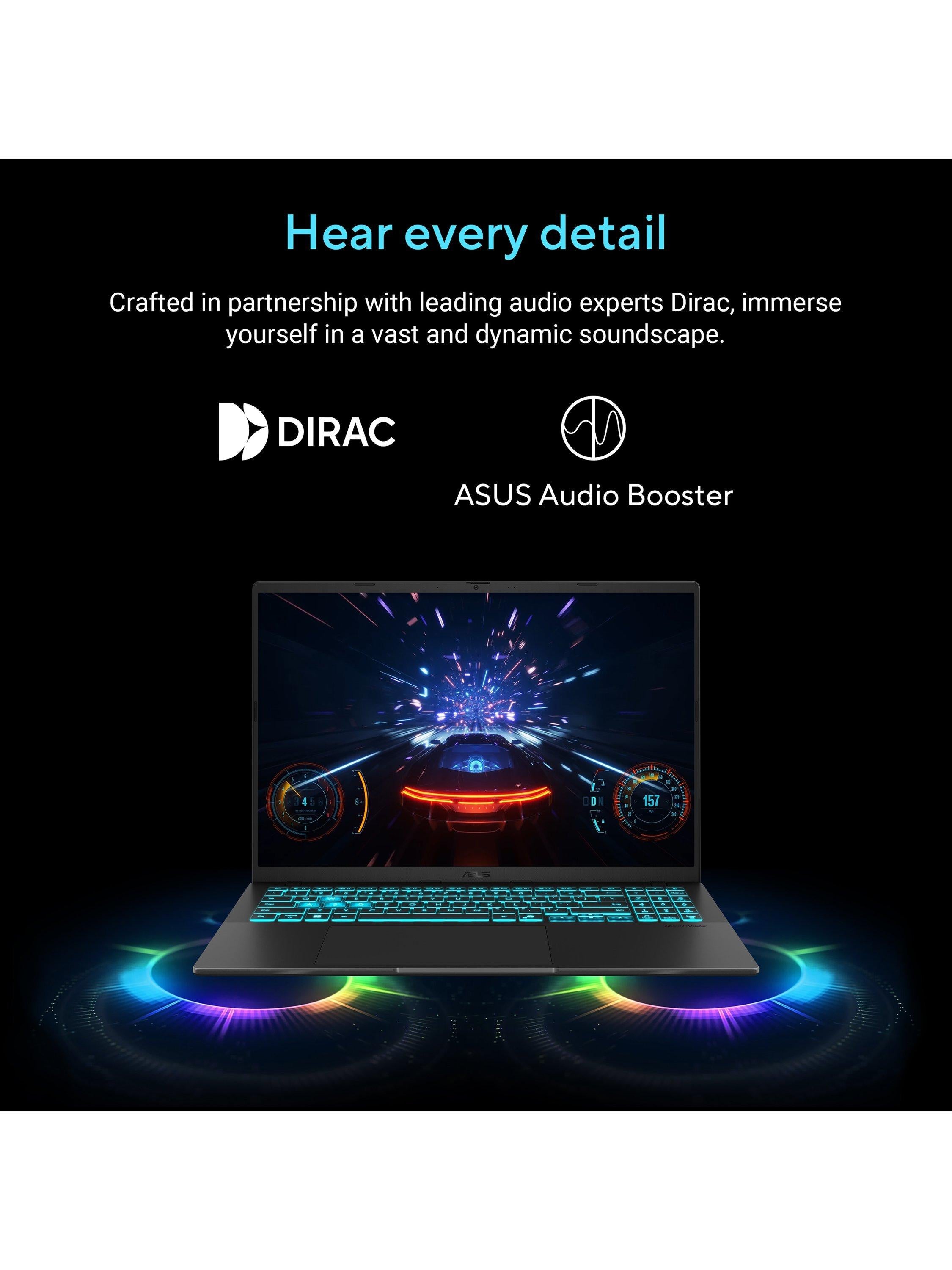 ASUS V16 gaming laptop Intel Core 7 RTX 5050 16 inch, UK version