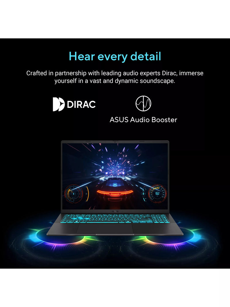 ASUS V16 gaming laptop Intel Core 7 RTX 5050 16 inch, UK version