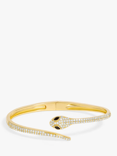 John Lewis Gold-Plated Snake Bangle with Post and Catch Fastening- تسوق عبر الإنترنت في McGrocer