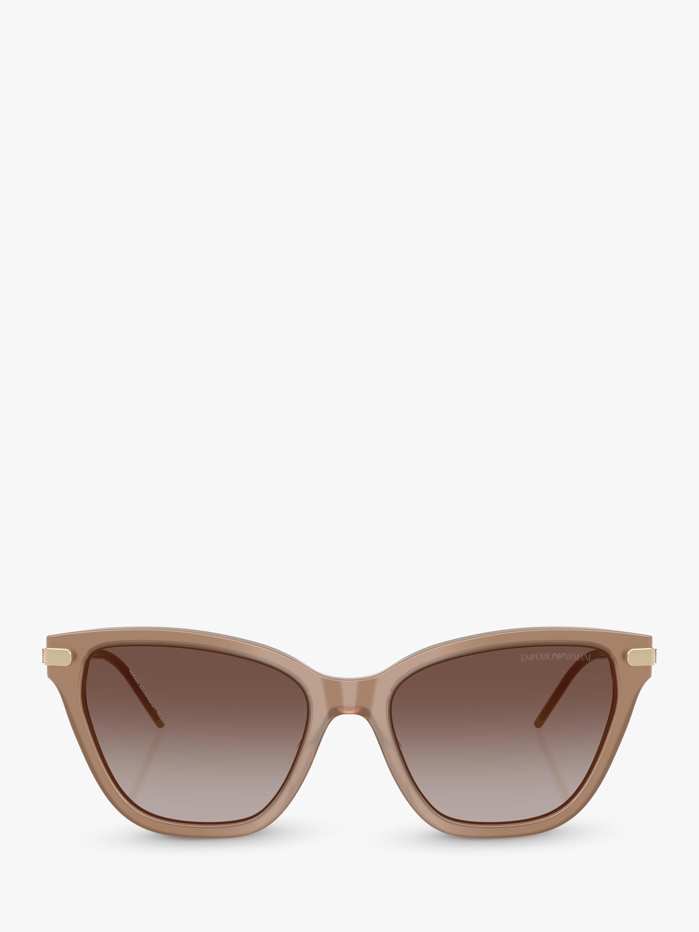 Emporio Armani cat's eye sunglasses brown frame (British brand)