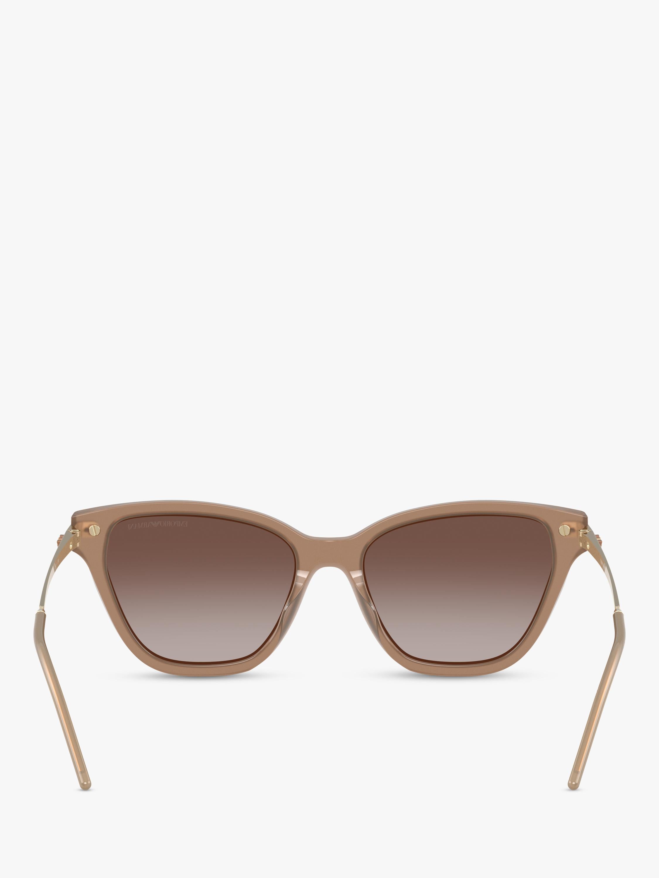 Emporio Armani cat's eye sunglasses brown frame (British brand)