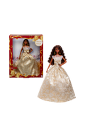 Barbie Holiday 2025 doll with silver gold gown, UK version