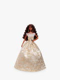 Barbie Holiday 2025 doll with silver gold gown, UK version