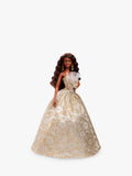 Barbie Holiday 2025 doll with silver gold gown, UK version