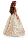 Barbie Holiday 2025 doll with silver gold gown, UK version