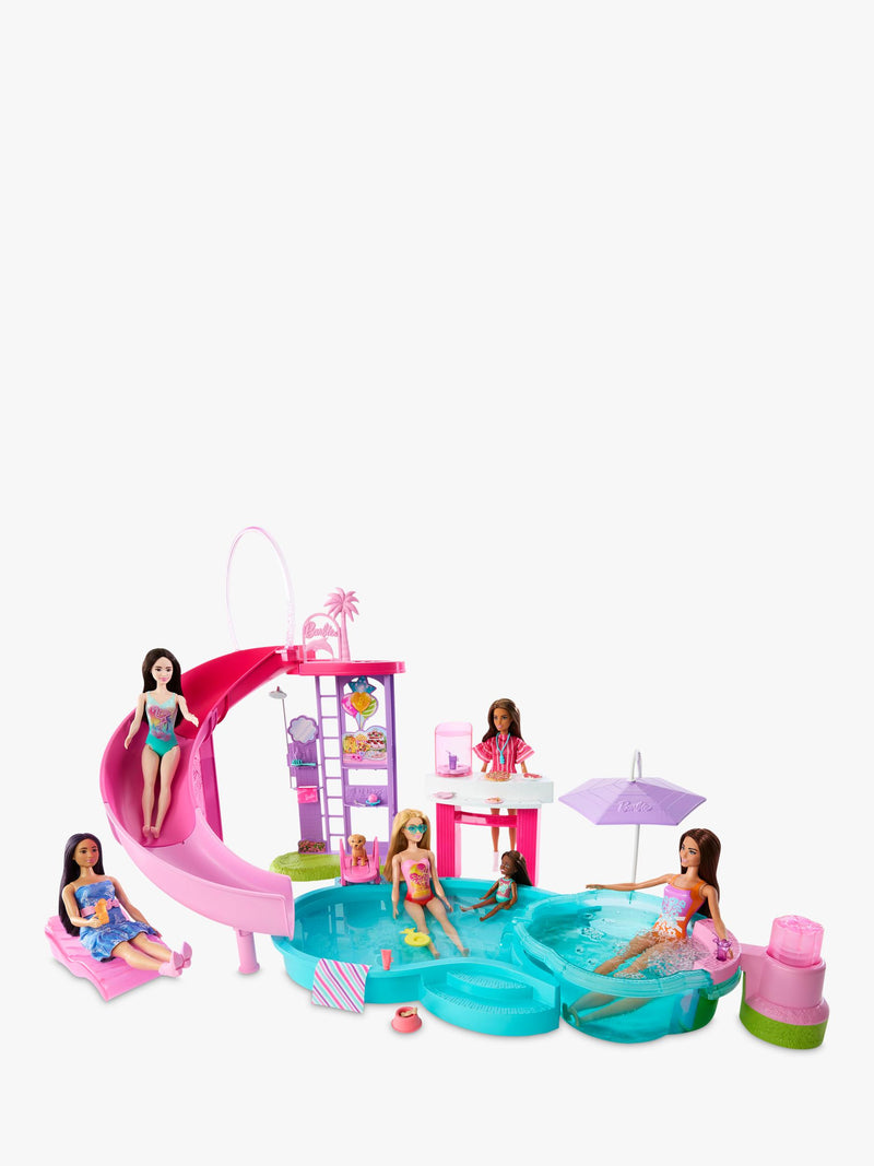 Barbie Dream Pool playset with slide and accessories - British product