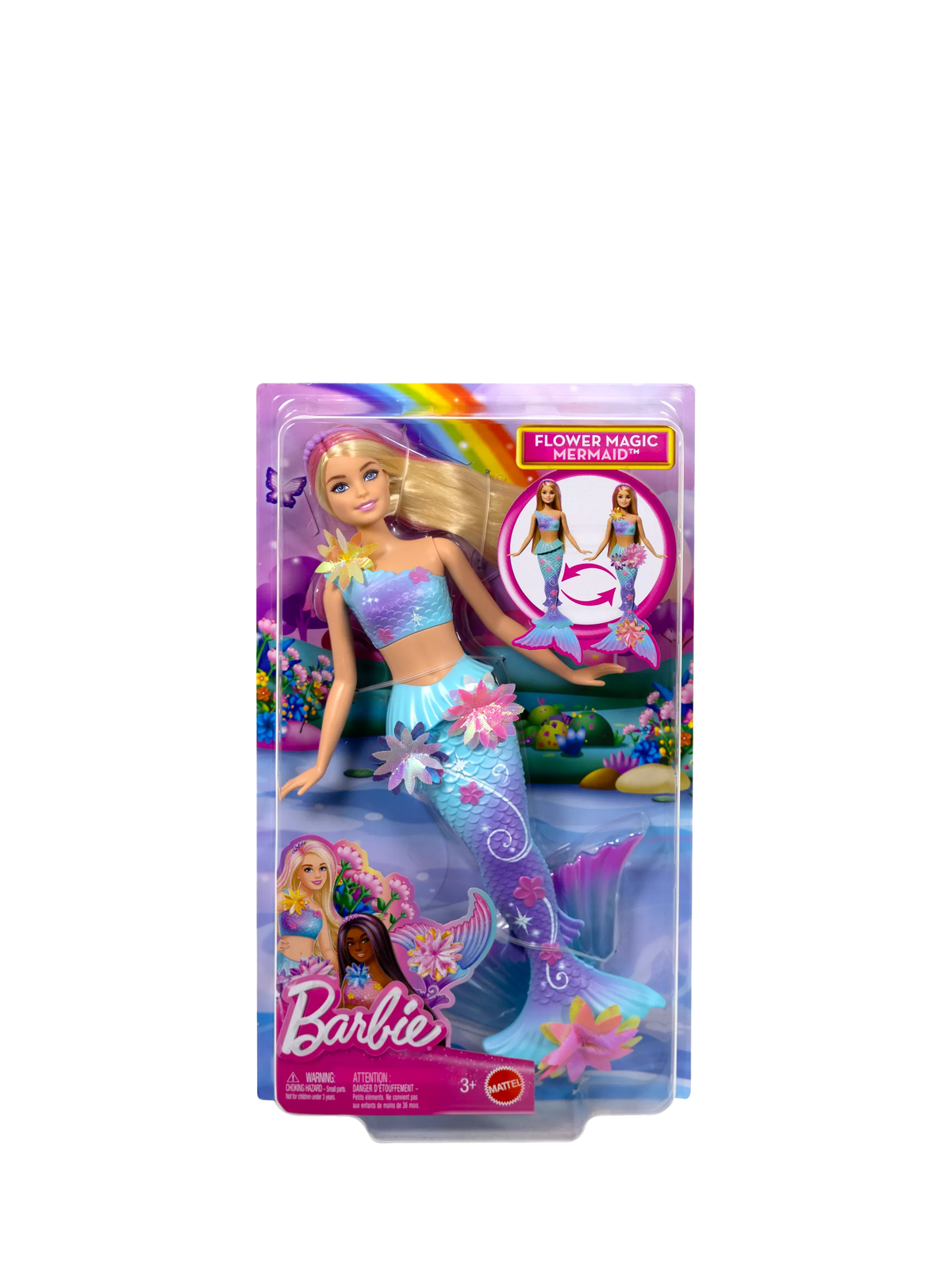 Barbie Flower Magic Mermaid doll, UK version