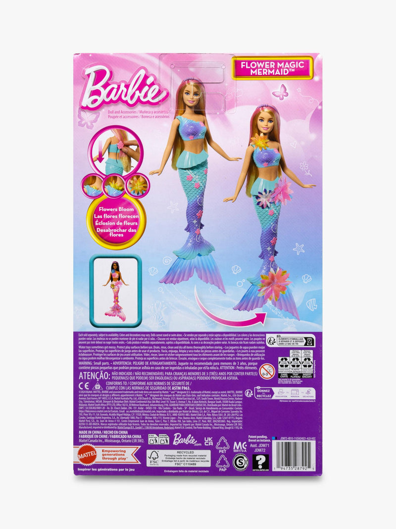 Barbie Flower Magic Mermaid doll, UK version