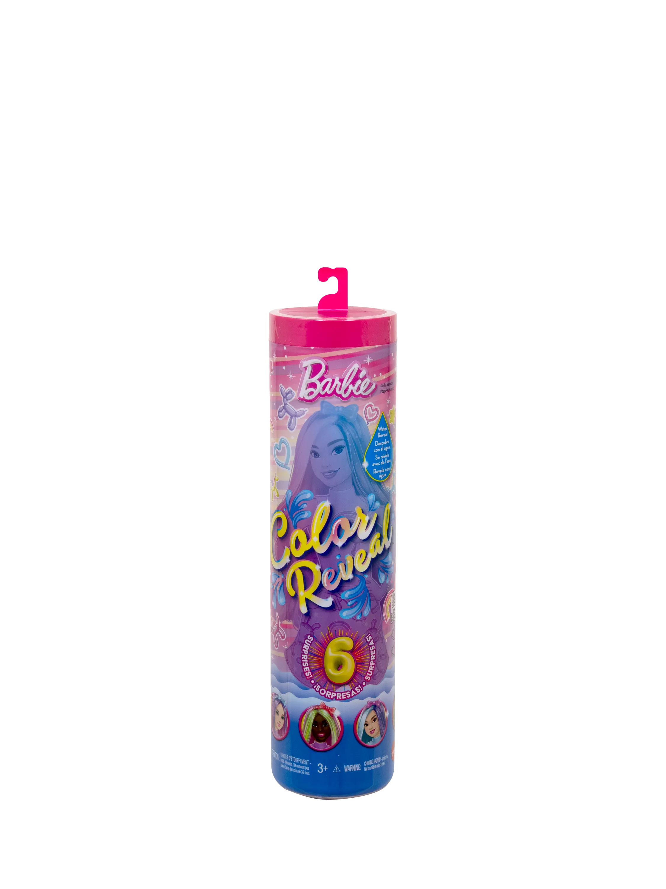 Barbie Colour Reveal Doll with warm water transformation - British product