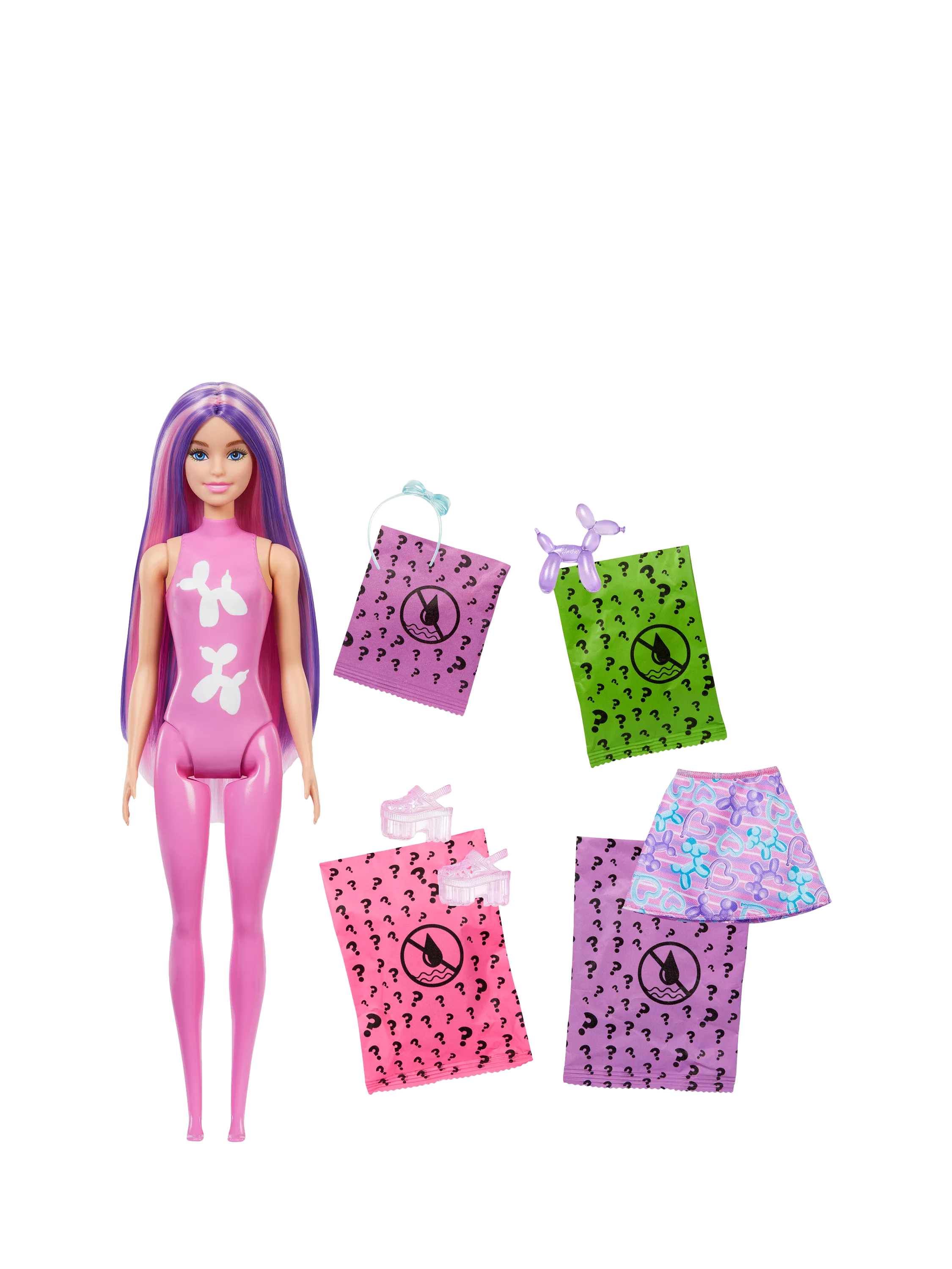 Barbie Colour Reveal Doll with warm water transformation - British product