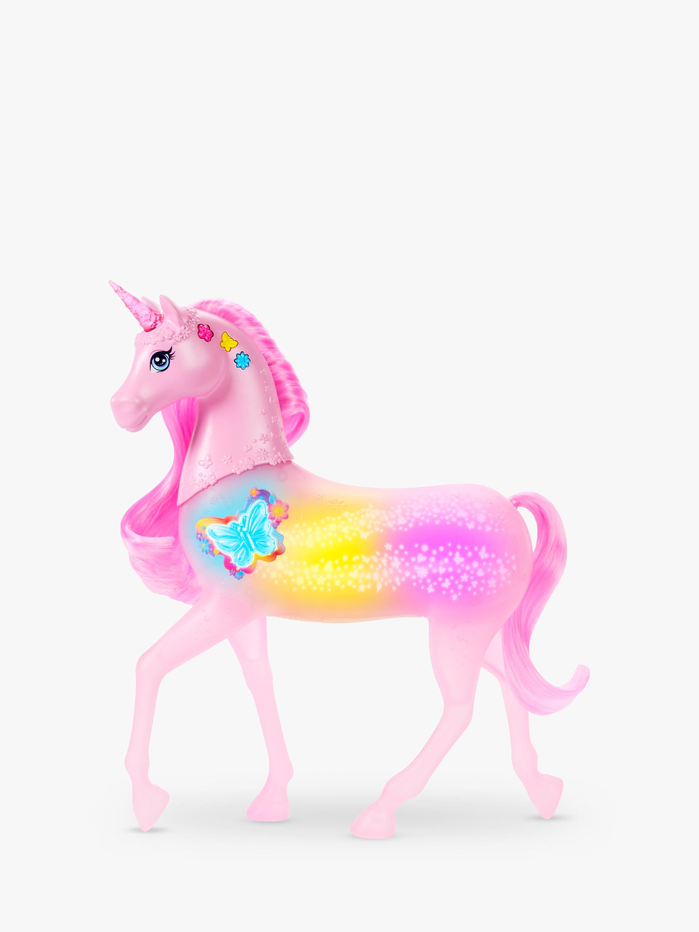 Barbie Sparkle Lights Unicorn toy - British product