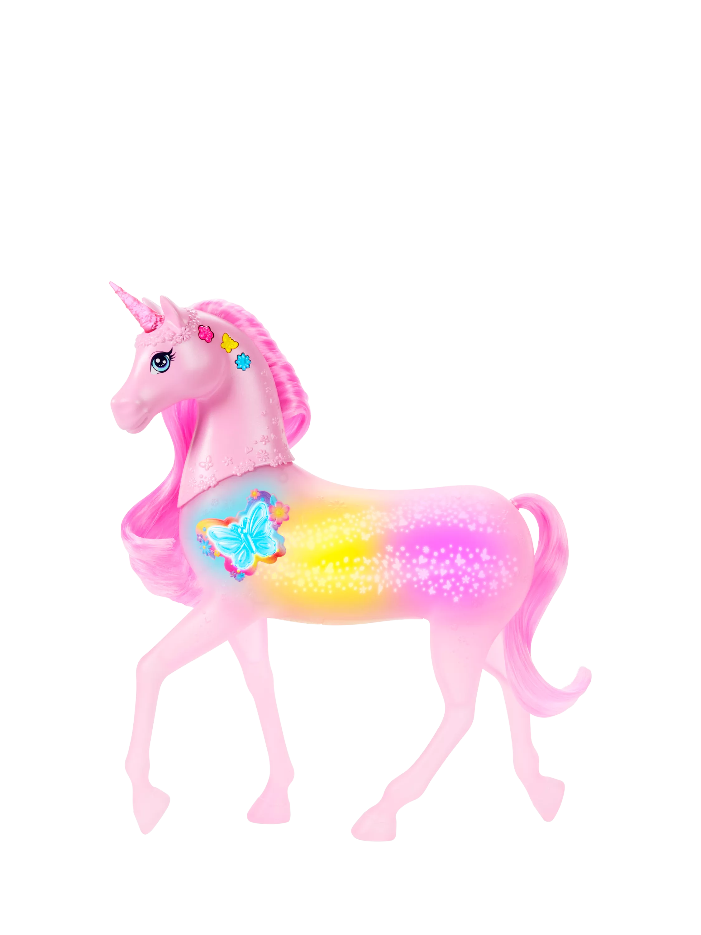 Barbie Sparkle Lights Unicorn toy - British product