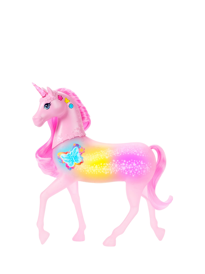 Barbie Sparkle Lights Unicorn toy - British product