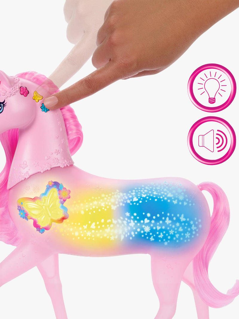 Barbie Sparkle Lights Unicorn toy - British product