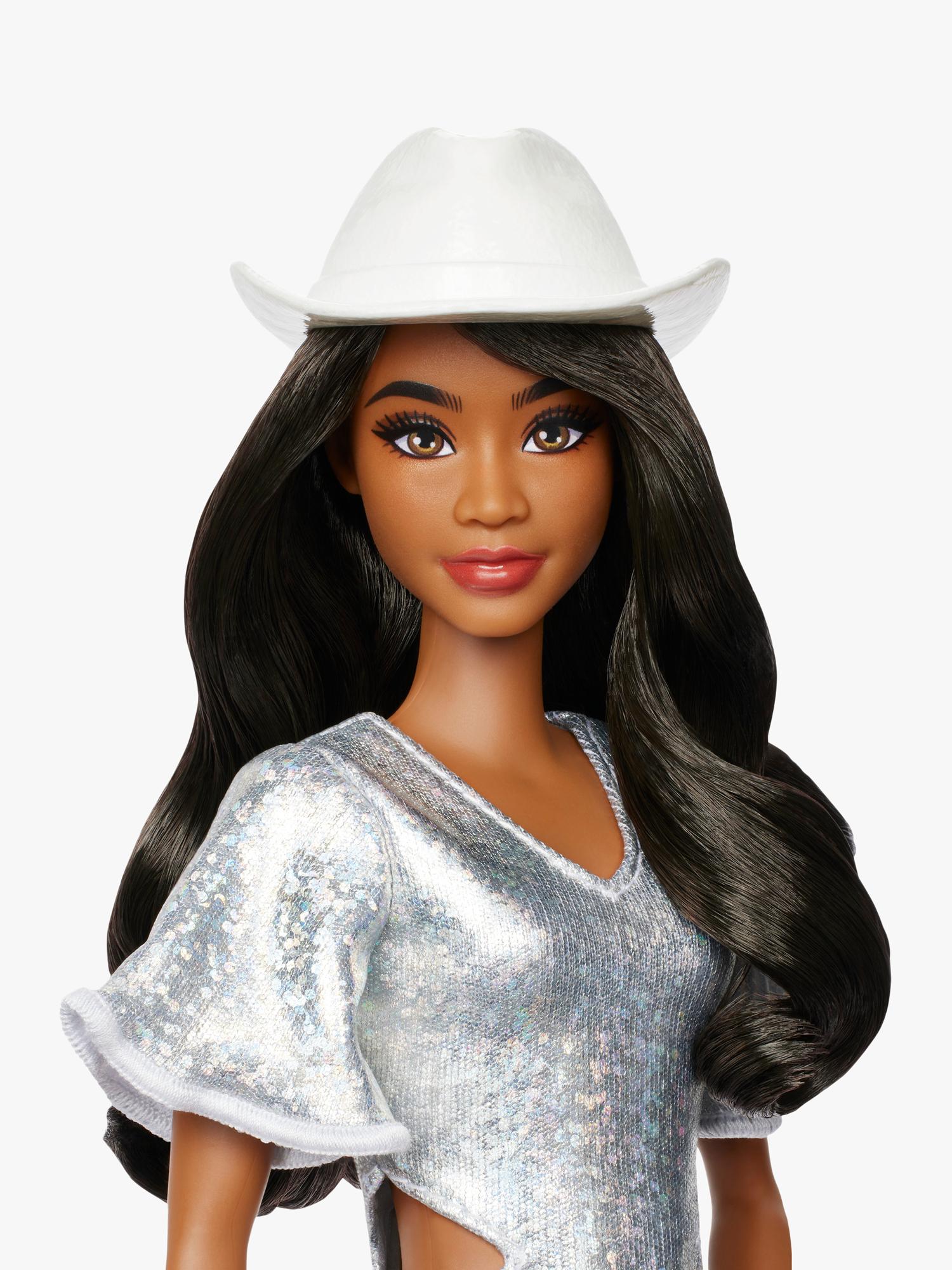 Barbie Glitter Cowgirl Doll fashion toy, imported from the UK