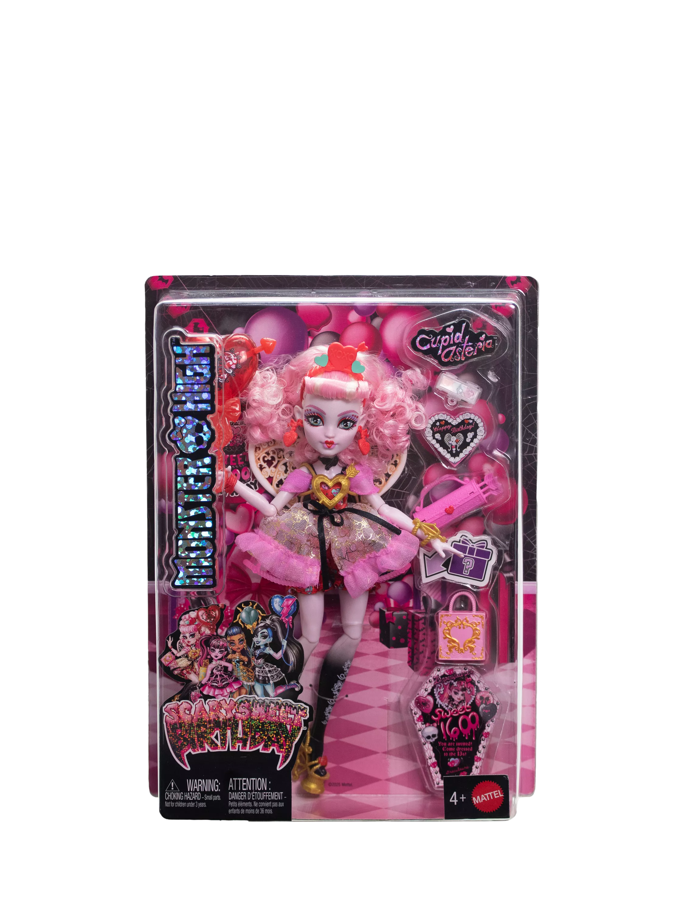 Monster High Cupid Asteria doll Scary Sweet Birthday - British product