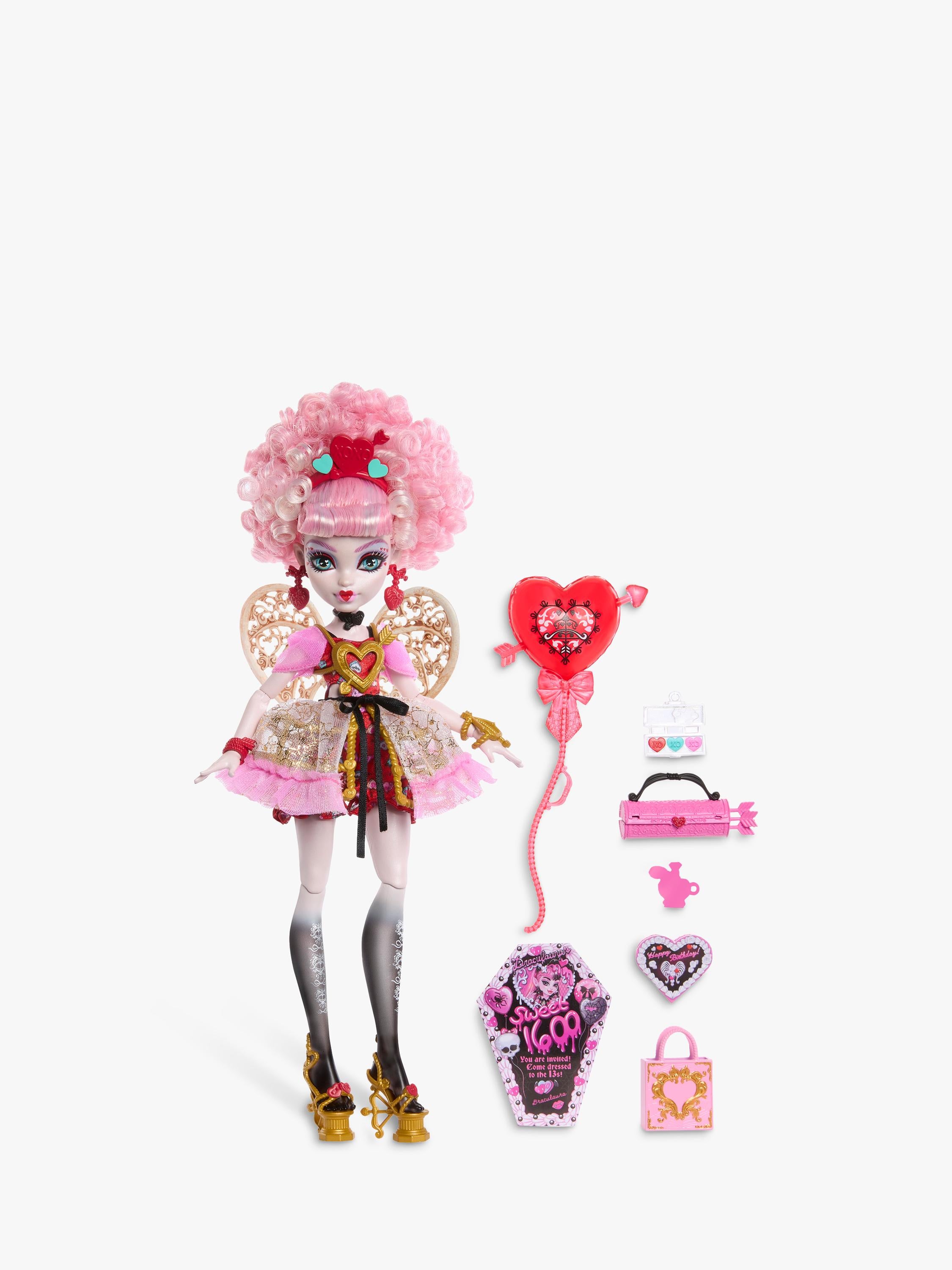 Monster High Cupid Asteria doll Scary Sweet Birthday - British product