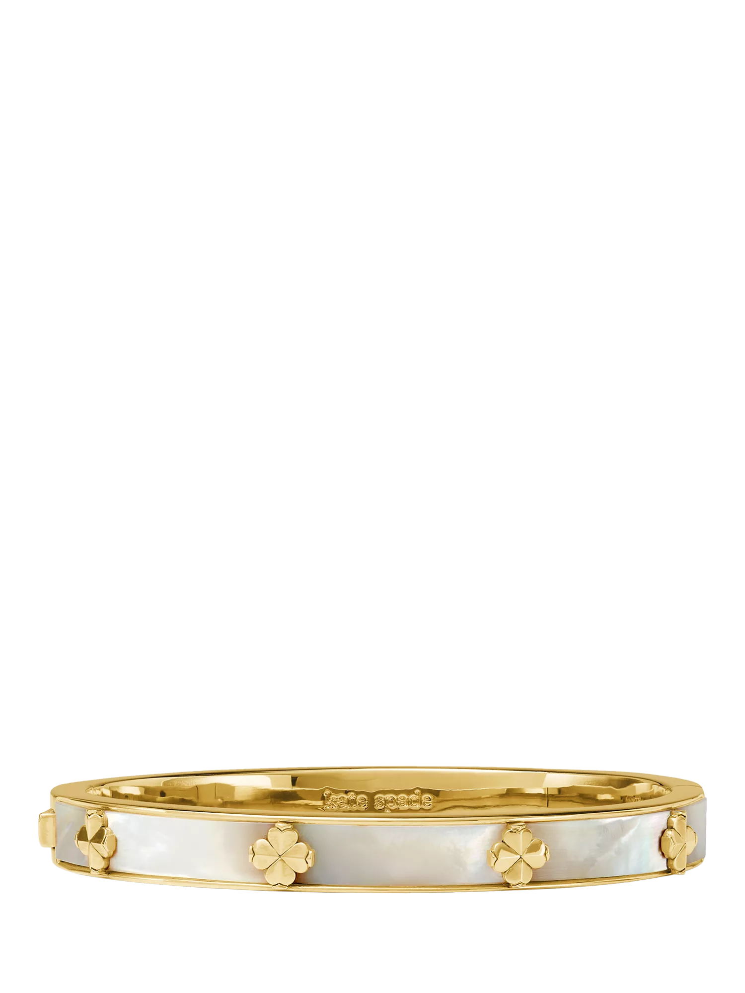 kate spade hinged flower bangle mother of pearl - British product
