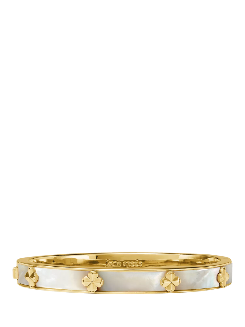 kate spade hinged flower bangle mother of pearl - British product
