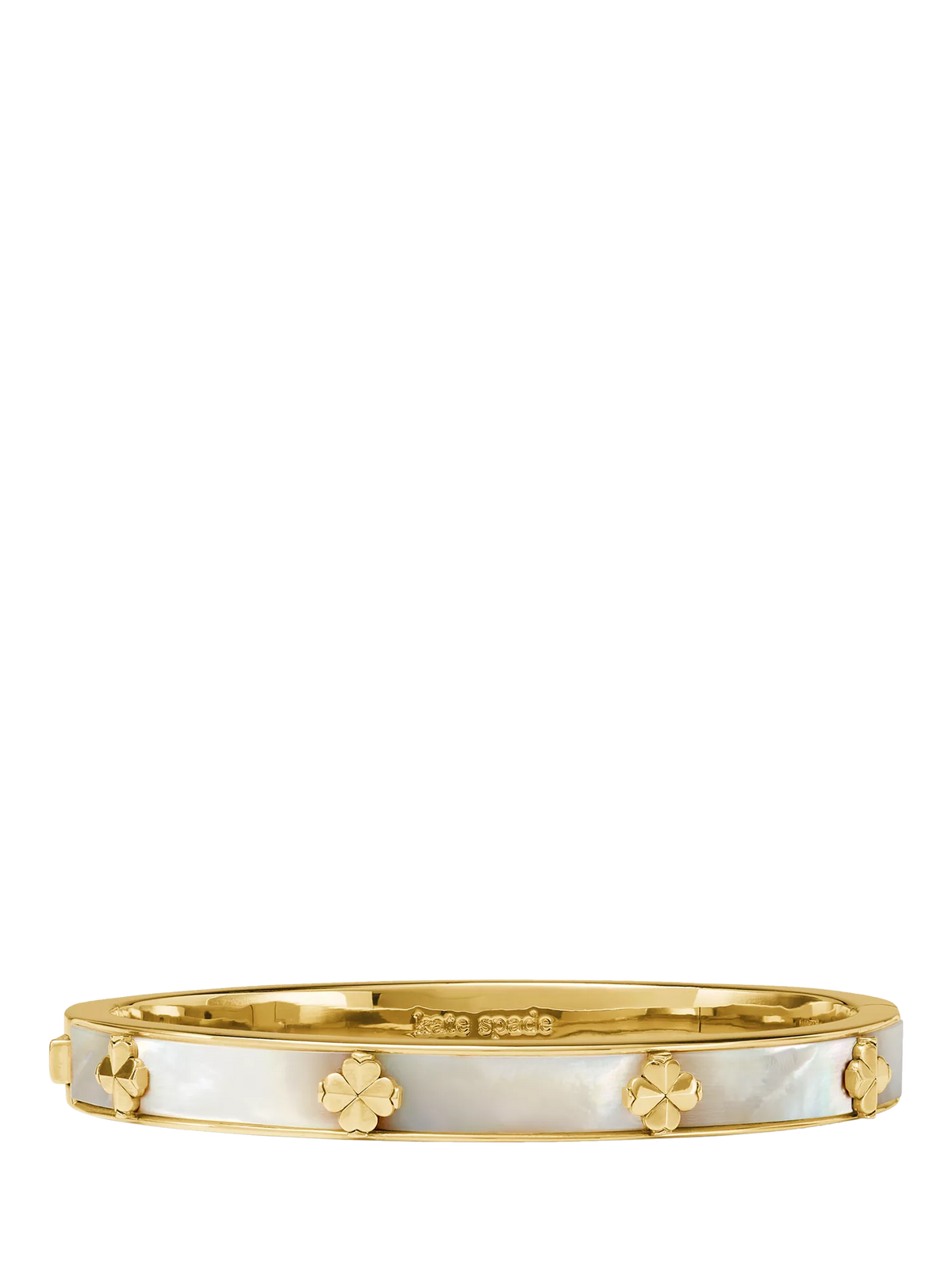 kate spade hinged flower bangle mother of pearl - British product