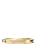 kate spade new york hinged flower bangle gold plated, imported from the UK