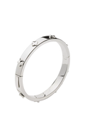 kate spade hinged flower bangle silver plated (British brand)
