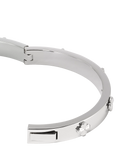 kate spade hinged flower bangle silver plated (British brand)