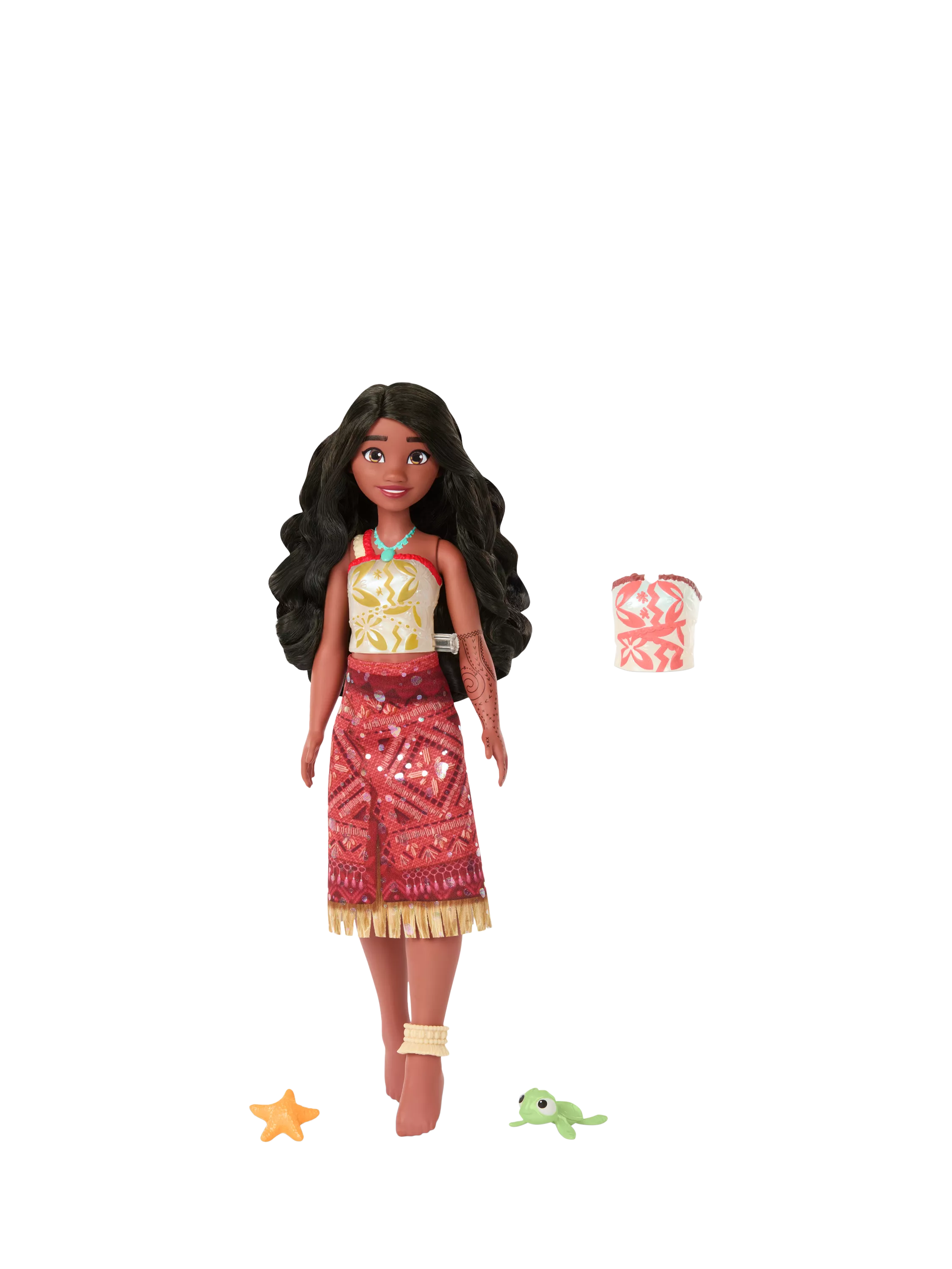 Disney Moana 2 colour change swimming doll - British product