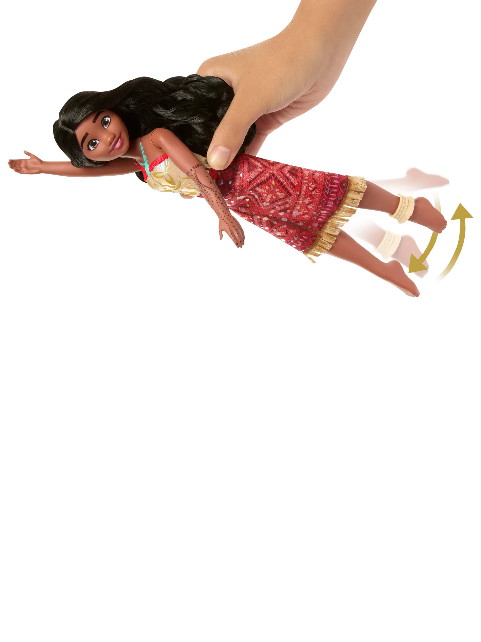 Disney Moana 2 colour change swimming doll - British product