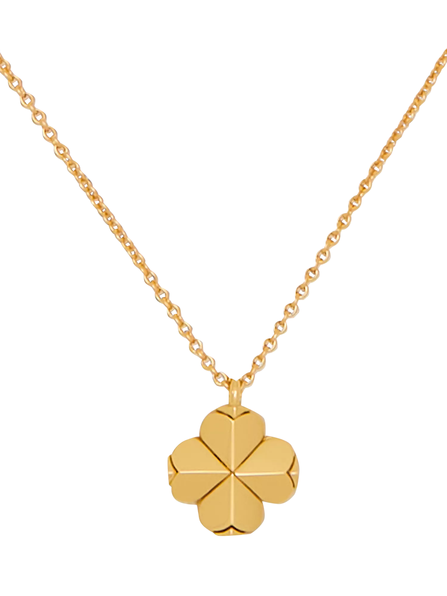 kate spade new york clover necklace gold, UK version
