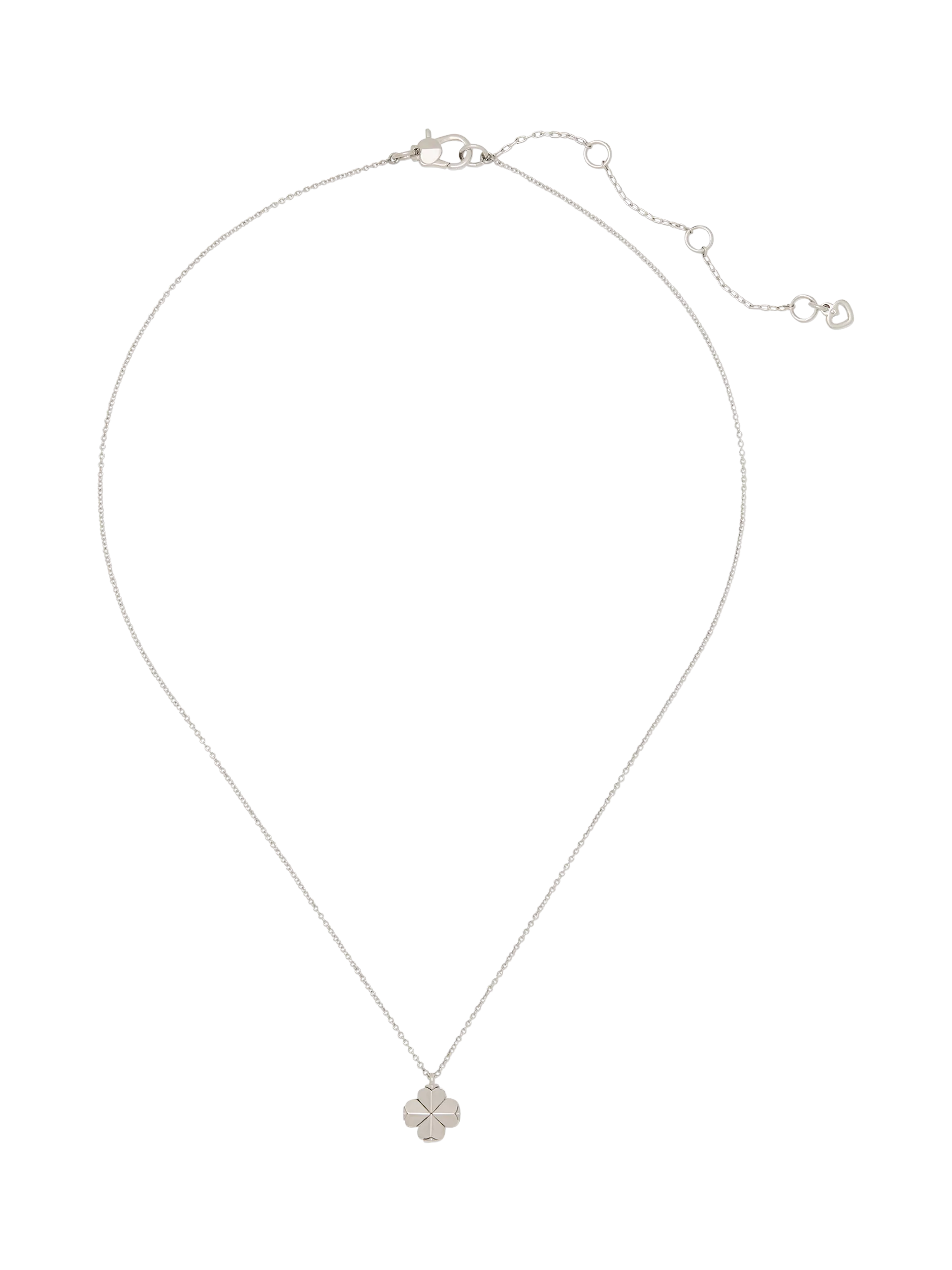 Kate Spade New York Flower Pendant Silver Tone, imported from the UK
