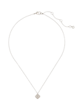 Kate Spade New York Flower Pendant Silver Tone, imported from the UK
