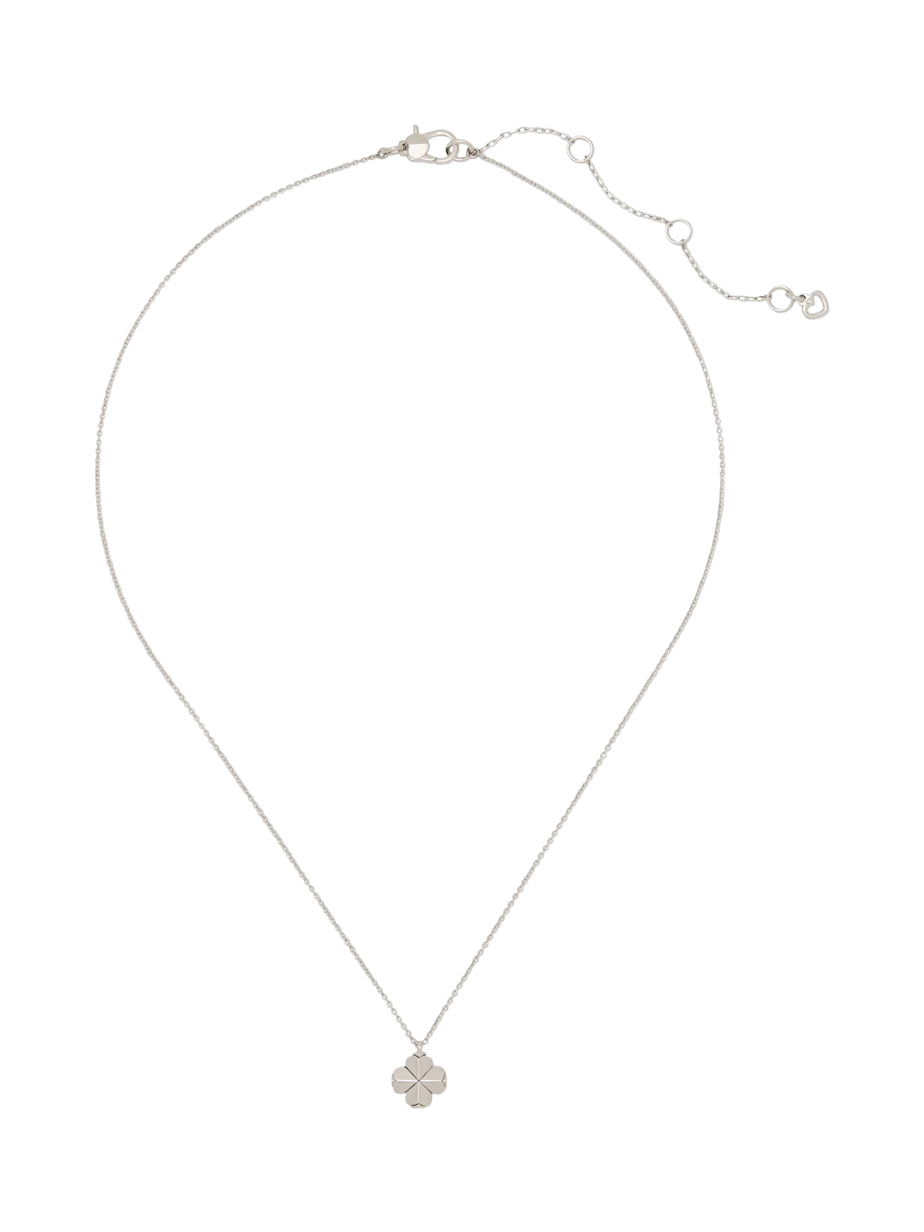 Kate Spade New York Flower Pendant Silver Tone, imported from the UK