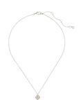 Kate Spade New York Flower Pendant Silver Tone, imported from the UK