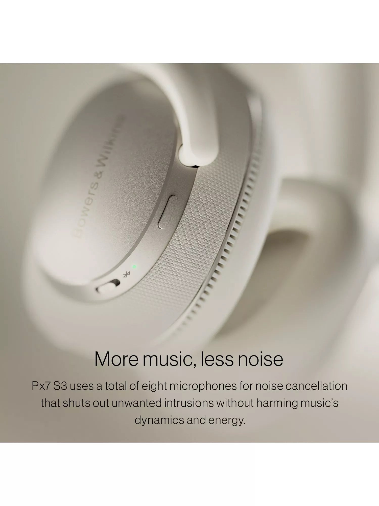 B&W PX7 S3 wireless over-ear headphones noise cancellation, imported from the UK