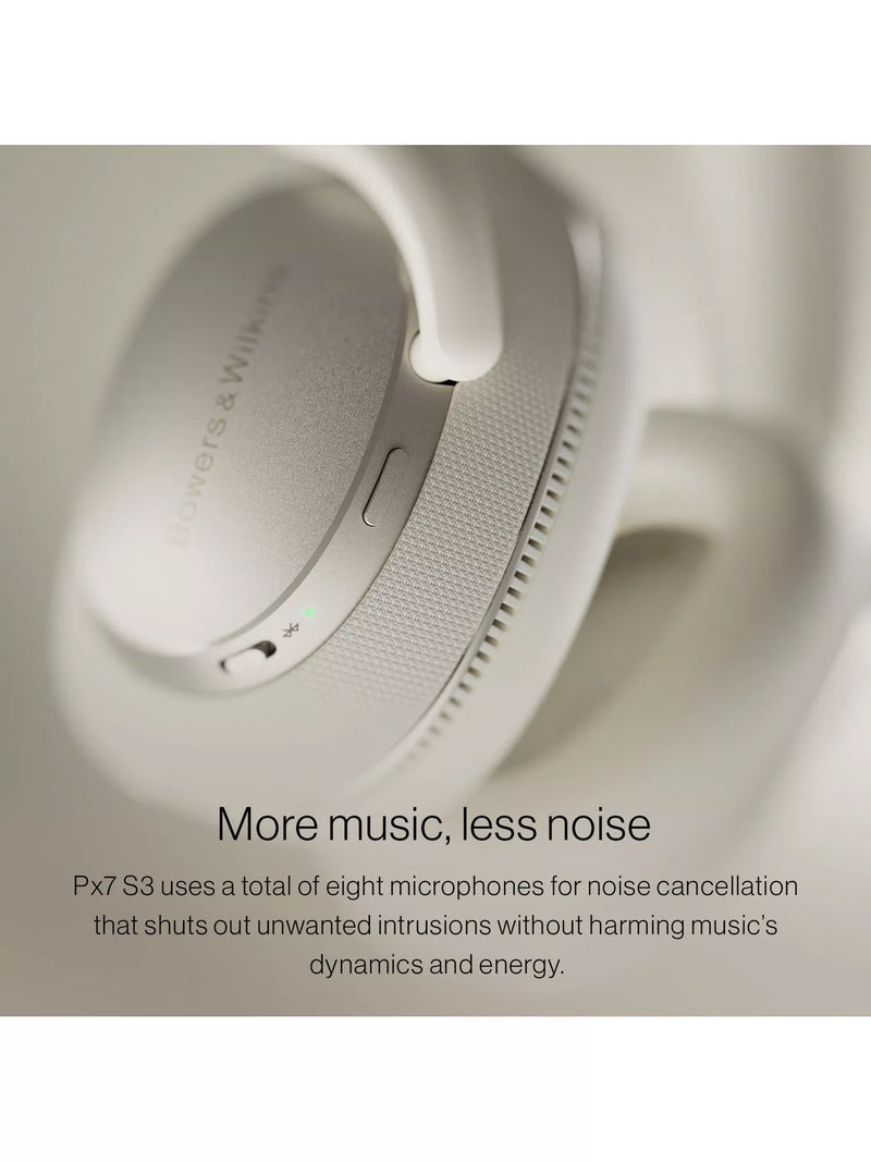 B&W PX7 S3 wireless over-ear headphones noise cancellation, imported from the UK