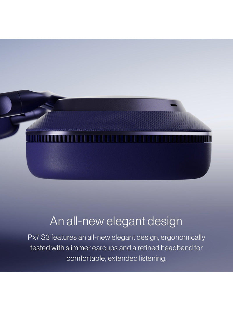 B&W PX7 S3 wireless over-ear headphones noise cancellation, imported from the UK