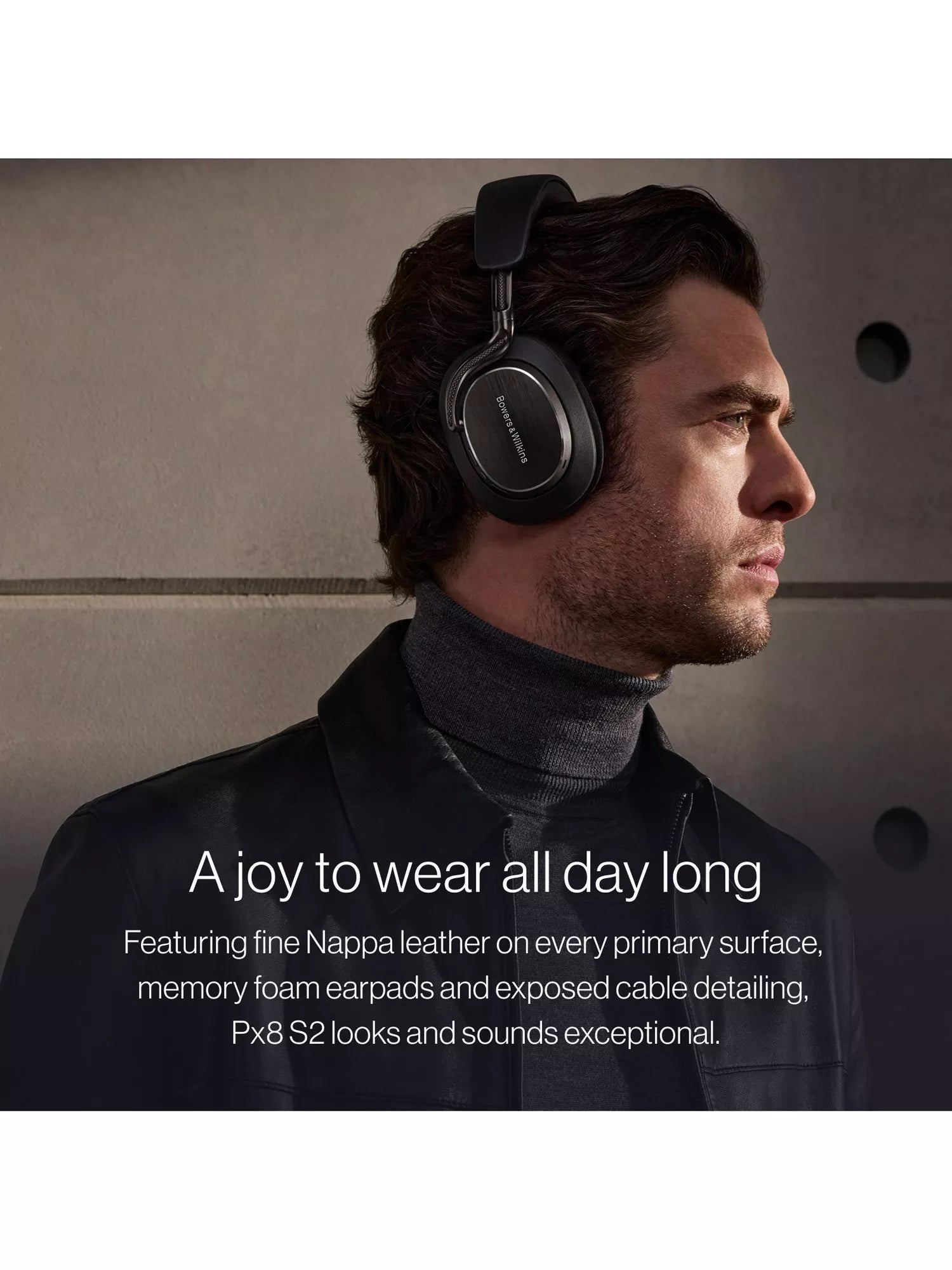 Bowers & Wilkins Px8 S2 noise cancelling headphones - British product