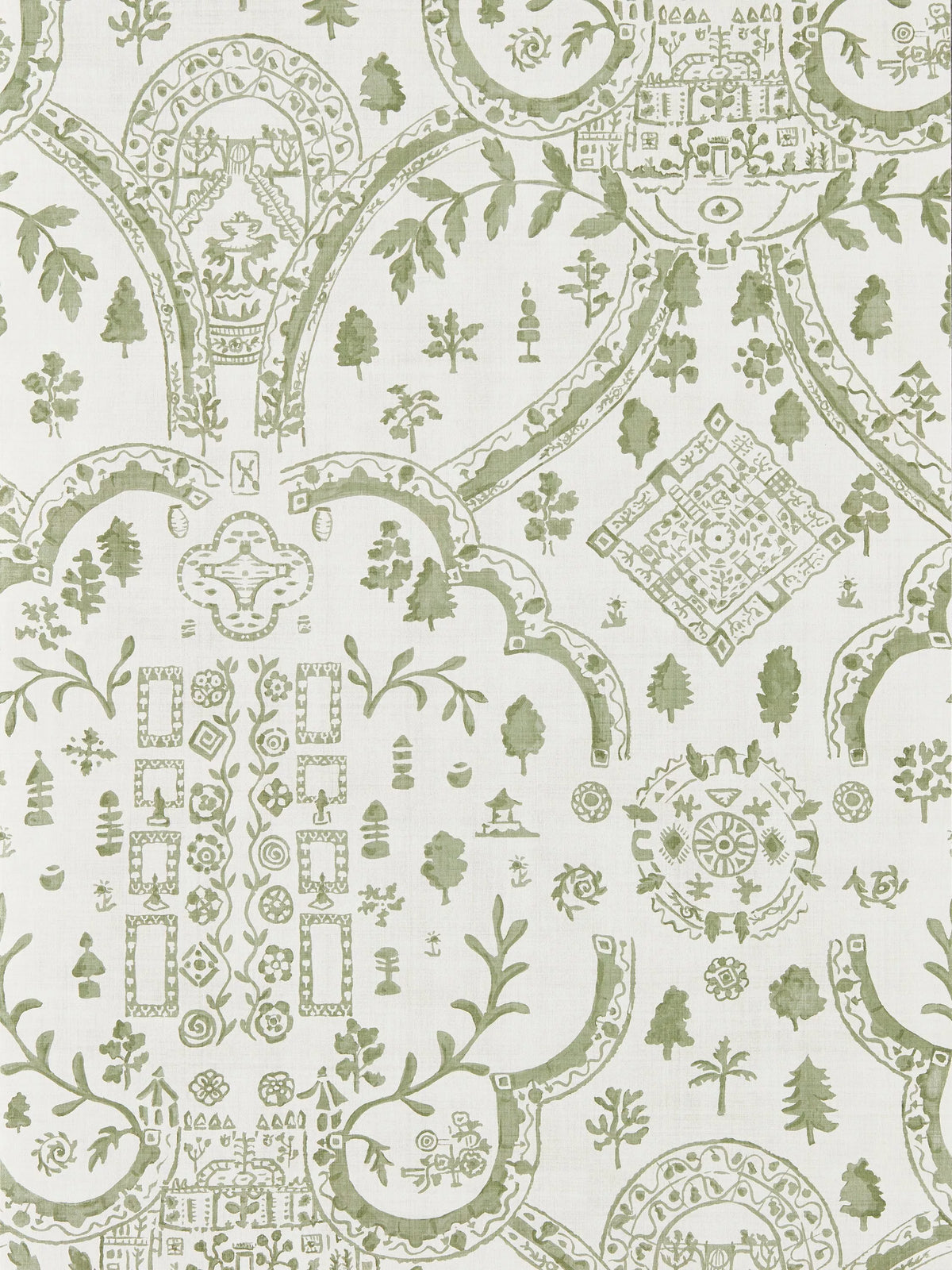 Sanderson Topiary View wallpaper 10.5m x 52cm, imported from the UK