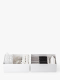 Like-it nesting organiser set of 4 deep white boxes, UK version