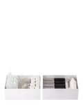 Like-it nesting organiser set of 4 deep white boxes, UK version