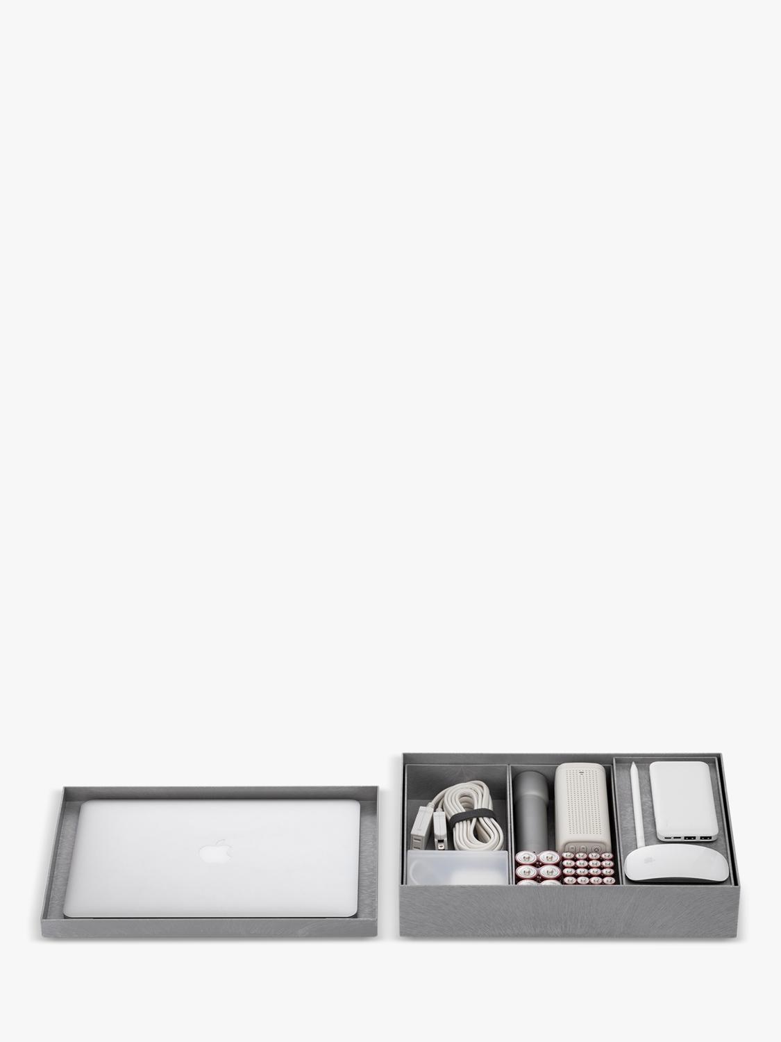Like-it nesting organiser set of 4 deep white boxes, UK version