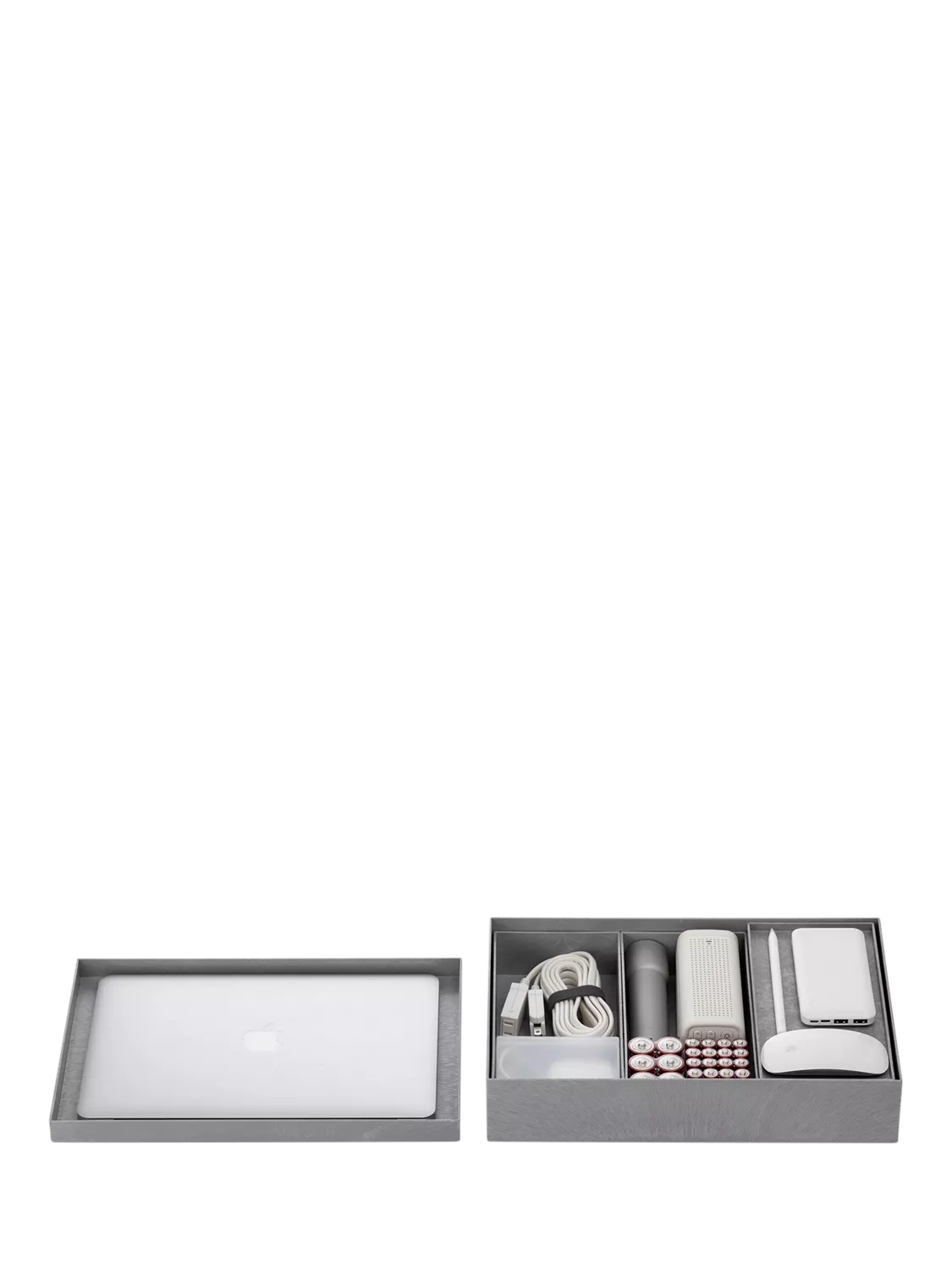Like-it nesting organiser set of 4 deep white boxes, UK version
