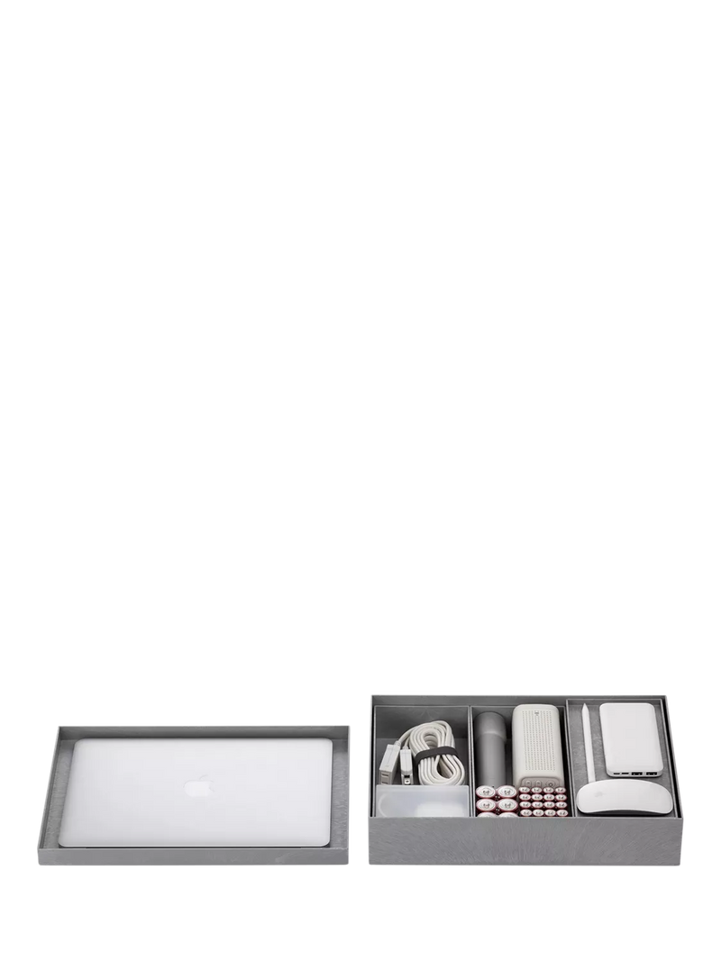 Like-it nesting organiser set of 4 deep white boxes, UK version