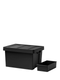 Like-it Store-up Container Shallow with Tray Storage Container 24L