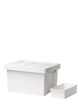 Like-it Store-up Container Shallow with Tray Storage Container 24L