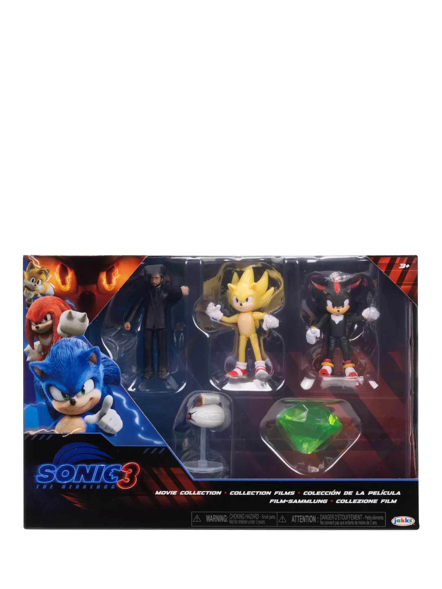 Sonic action figures movie multi pack 2.5-inch, UK version