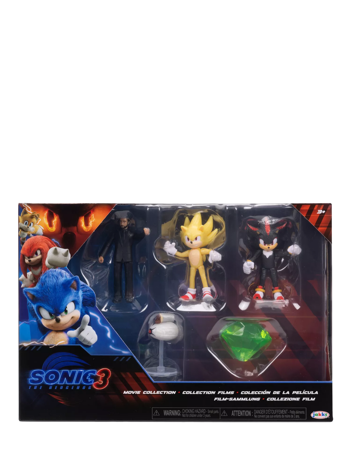 Sonic action figures movie multi pack 2.5-inch, UK version