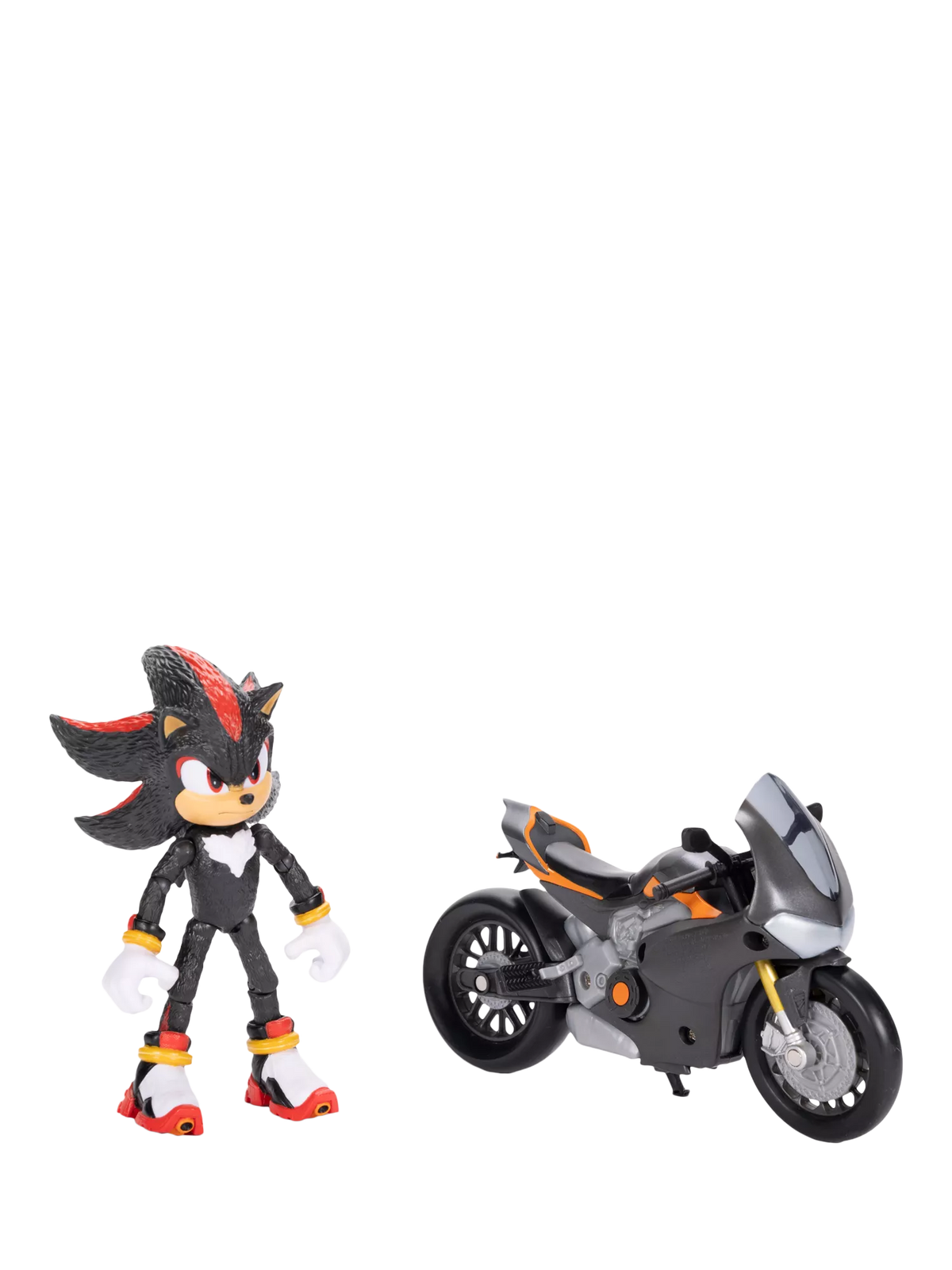 Sonic Shadow action figure with motorcycle, imported from the UK